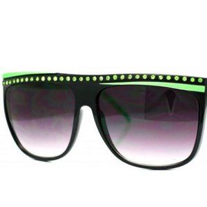 NEW Snooki by Nicole Polizzi ROCK CANDY Neon GREEN Sunglasses 105-SNP-10